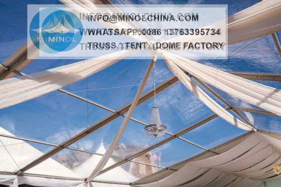 20x20 Frame Transparent Party Wedding Tent Double Coated Pvc